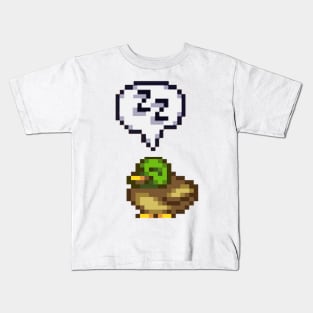 Stardew Valley Sleeping Duck Kids T-Shirt